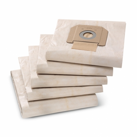 KARCHER Conjunto de 5 sacos filtrantes em papel p/ NT65/2
