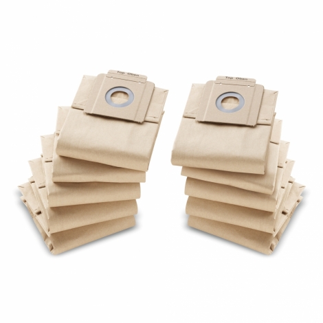 KARCHER Conj. Sacos Filtrantes Papel (10 unid.) T7 e T10